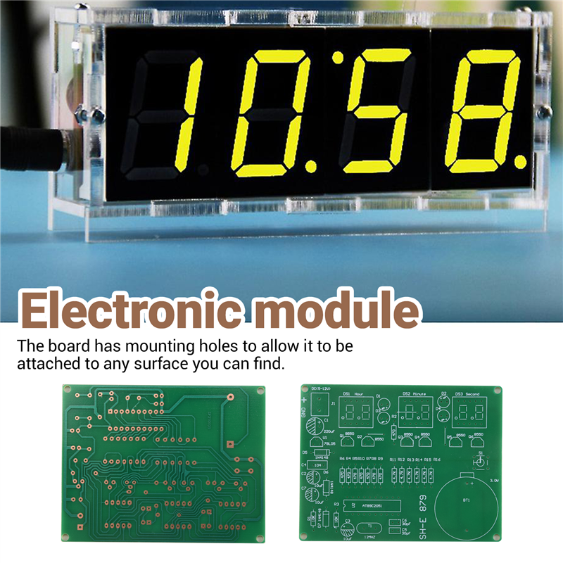 AT89C2051 6 Digital LED Displa - Diy Electronics Flux reseña y precio