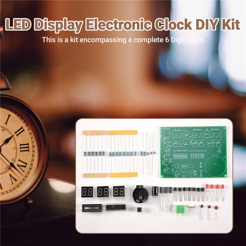 AT89C2051 6 Digital LED Displa - Diy Electronics Flux reseña y precio