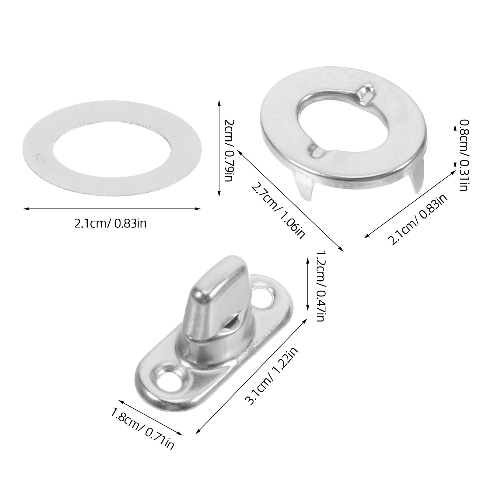 10Sets Rotating Button Fastene - Diy Marine Electronics reseña y precio