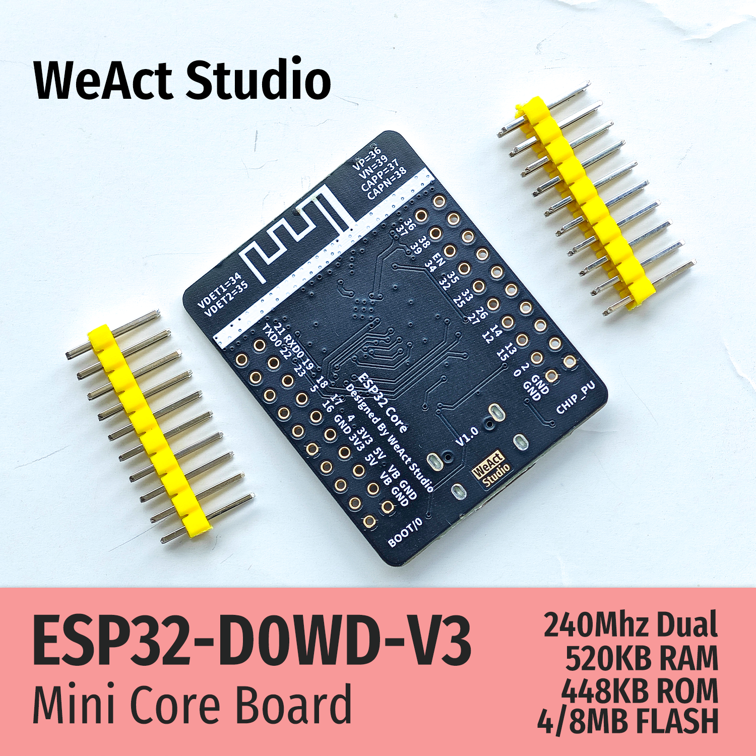 WeAct ESP32 Development Board  - Esp32 Wifi Bluetooth reseña y precio