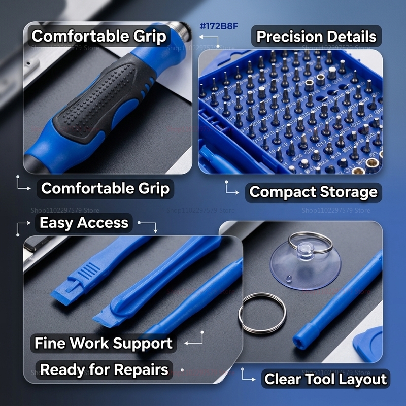 115 in 1 Precision Screwdriver - Diy Motorcycle Electronics reseña y precio