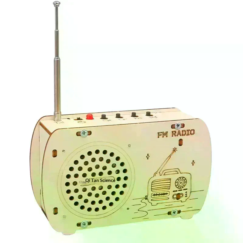 /Cna/DIY Wooden FM Radio Kit V - Diy Electronics Projects For Kids reseña y precio