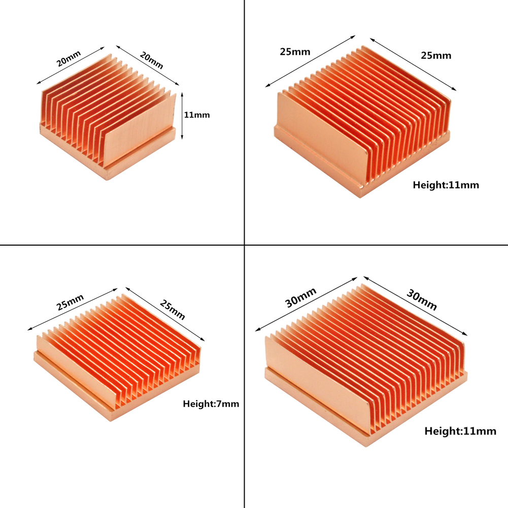 Pure Copper Heatsink DIY Heat  - Diy Electronics Raspberry Pi reseña y precio