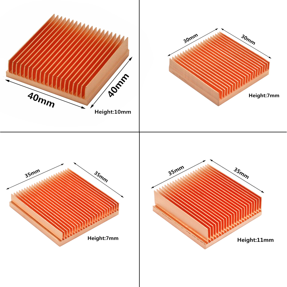 Pure Copper Heatsink DIY Heat  - Diy Electronics Raspberry Pi reseña y precio