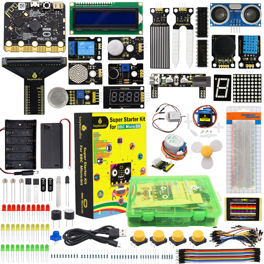 Keyestudio Microbit V2 Super S - Diy Electronics Projects For Kids reseña y precio